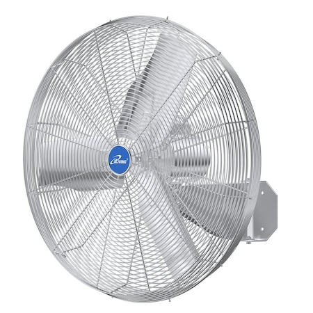 Iliving Washdown Fan, Wall Mount, 30 in Blade Dia, 115/230V, 9,600 cfm ILG8WD30-1W